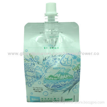 Spout Pouches with Gravure Printing, Packaging for Liquid and Cosmetics, Customized Sizes Accepted